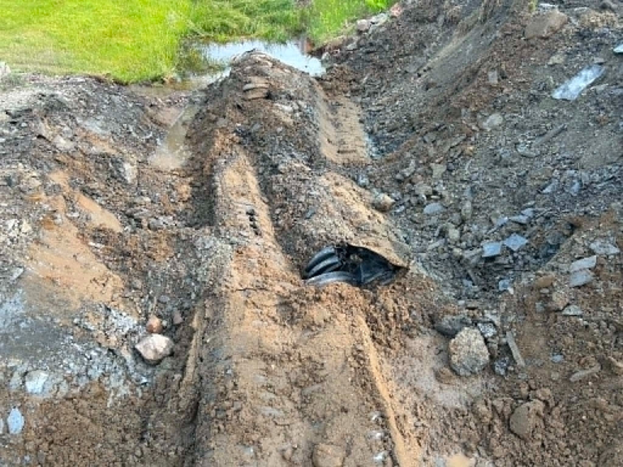 Before excavation