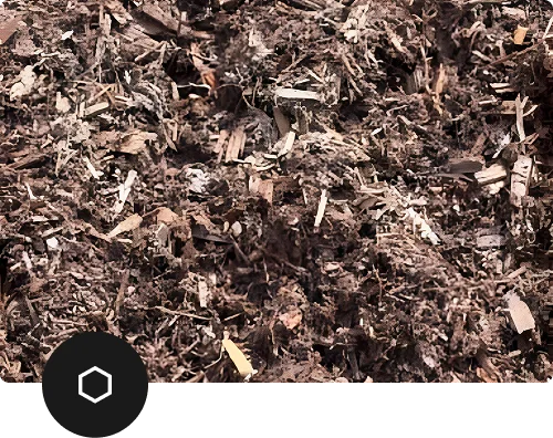 P’tit Vrac – Brown cedar mulch