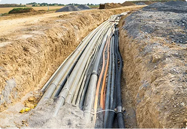 New-construction excavation and site preparation