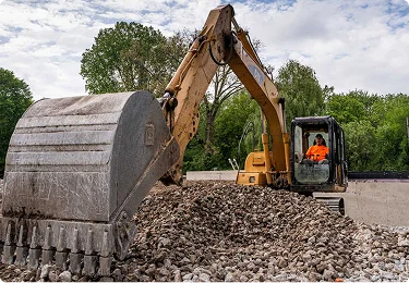 New-construction excavation and site preparation